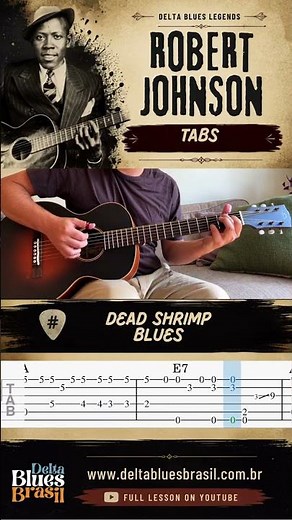 Dead Shrimp Blues - Robert Johnson | Guitar TAB