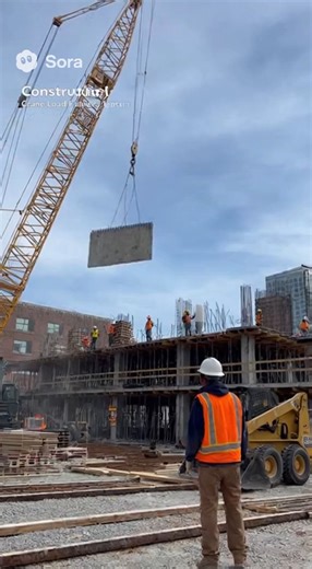 Construction crane cable snap causes devastating site collapse! 🏗️⚠️ #ConstructionAccident #CraneFailRetry | Dashcam Defender