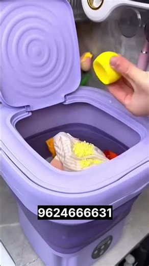Mini Foldable Washing Machine | Compact Laundry Solution 🧼✨
