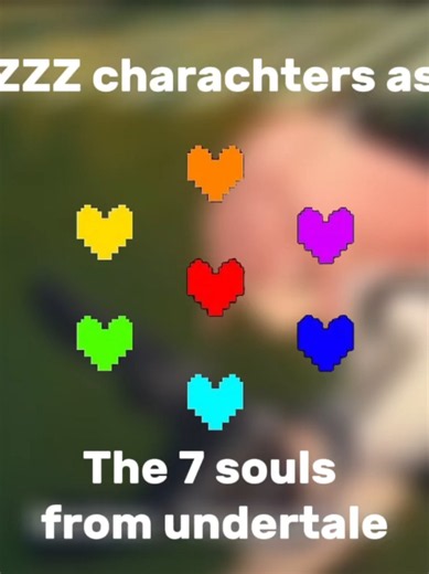 Zenless Zone Zero characters as Undertale souls - Determination fan edit