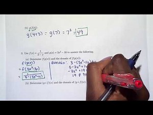 1.8 part 2 - Algebra of Functions and Function Composition