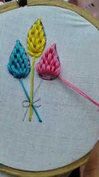 embroidery 3d designe । embroidery stich । thread stich ।।#songlyrics #embroiderydesigns