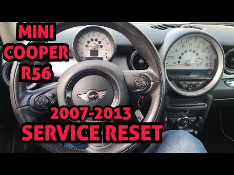 2007-2013 MINI COOPER R56 HOW TO RESET SERVICE LIFE - OIL LIGHT - OIL LIFE - MAINTENANCE REMINDER