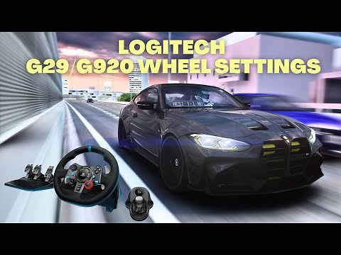 The Best Wheel Settings For Logitech G29/G920 Force Feedback - Assetto Corsa