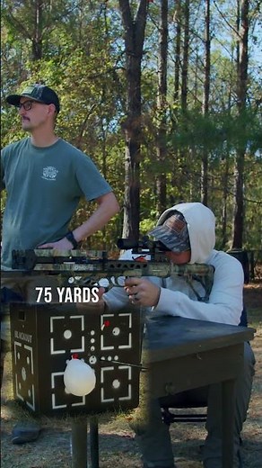 Compound Bow vs Crossbow at 75 Yards!