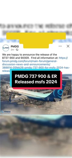 Microsoft flight simulator. PMDG releases the 737 900 and ER for MSFS2024 #msfs2024 #flightsimulator #beardysimpilot #microsoftflightsimulator