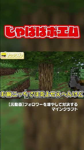 フォロワーを増やすためにポエムを投稿した結果www#からぴち#minecraft