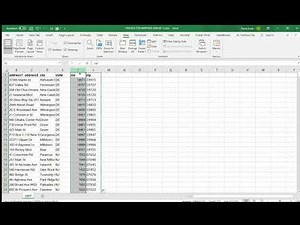 Excel 2016 - How to add a zero to a zip code for states like New Jersey in a spreadsheet