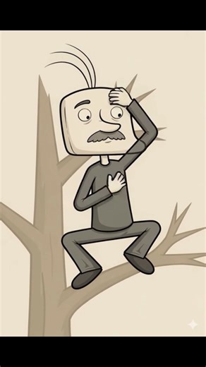 Funny Man Itching Everywhere Like a Monkey 😂 | Comedy Animation