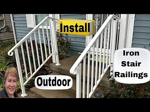 Install Outdoor Iron Stair Railings
