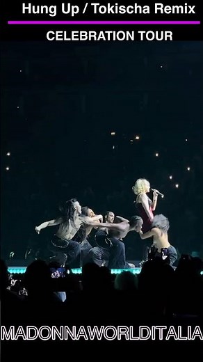 Madonna – Hung Up Live (Celebration Tour) | 4K Understage Magic | Short 2