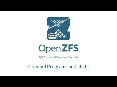 Channel Programs and libzfs