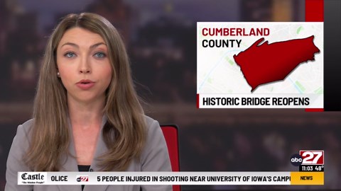 Historic Cumberland County bridge reopens after multi-year repair project