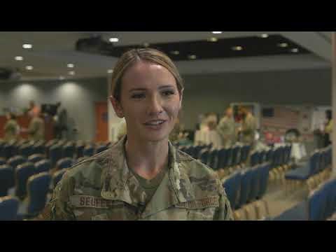 CMSgt Wright visits Los Angeles Air Force Base
