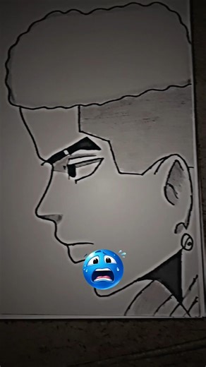 Afro anime 👍.#youtube #new #viral #anime #sketch #viralshorts #youtube #explore #afro #anime #trend