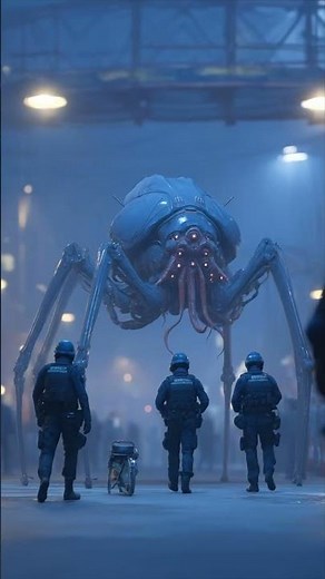 Giant Robot Spider Invades the City!