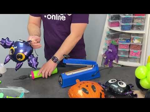 Halloween Balloon Decoration on the Stand 🎃 | Balloon Twisting Tutorial