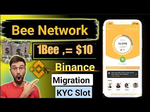 Big News // Bee Coin Binance Listing 😱 Bee Coin Migration & Kyc Slot news 💥 1Bee = $10 🎉🤑#beenetwork