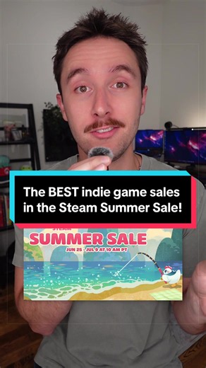 The BEST indie game sales in the Steam Summer Sale! 🙌 #indiegames #pcgaming #gaming #steamsummersale #gamingontiktok