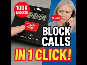 Protect Your Loved Ones from Scam Calls | CPR V100K Demo & Review