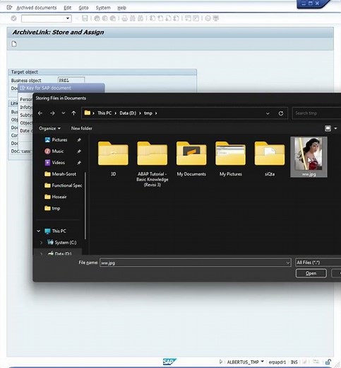 How to upload Photo/Foto in SAP HR