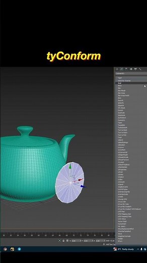 tyConform - 3ds max. TYFLOW
