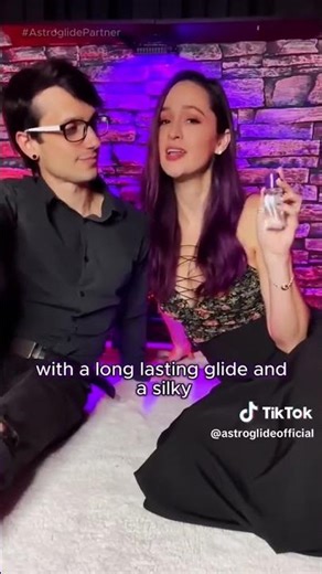 Jaclynn Glenn and hubby made a commercial for astroglide on tiktok