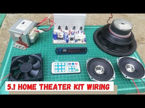 5.1 home theater kit wiring | 5.1home theater amplifier | home theater amplifier board kit⚡⚡