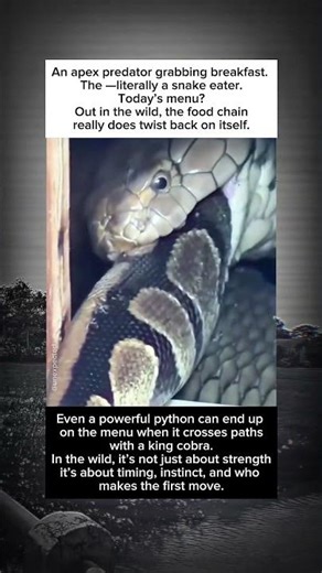 King Cobra’s Menu Today: Python