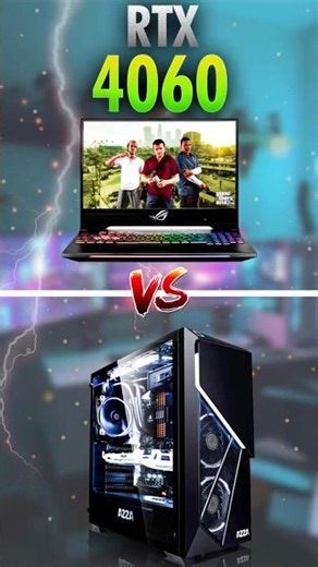 Desktop RTX 4060 vs Laptop RTX 4060 😳 Gaming Test!