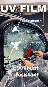 90% Heat-Resistant UV Film – Light Blue Shade! ☀️🚗 Upgrade your car with top-notch UV protection! Our 90% heat-resistant light blue UV film ensures maximum comfort while maintaining visibility. No worries about traffic challans, as this film is designed for compliance while offering premium protection. ✅ Blocks 90% Heat & UV Rays – Keeps your car cool & protects the interior. ✅ Light Blue Tint – Enhances aesthetics without affecting night visibility. ✅ No Traffic Issues – Legal & safe for road 