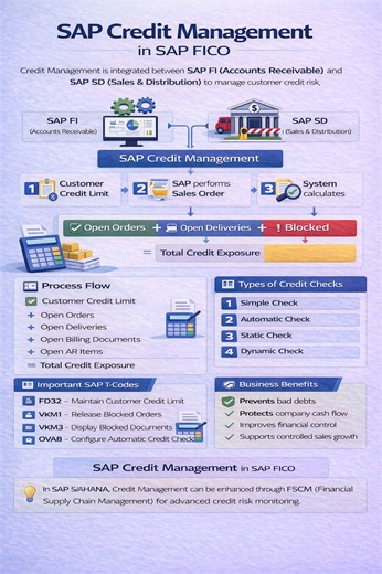 SAP Credit Management: Controlling Customer Credit Risk | Shri Janani B posted on the topic | LinkedIn