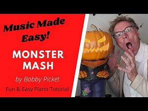 Play MONSTER MASH by Bobby Picket - FUN & EASY PIANO for BEGINNERS!