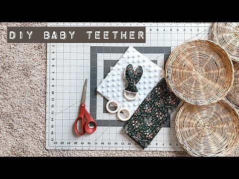 DIY Baby Bunny Ear Wood Teether - Sewing Saturday Tutorial // 𝐓𝐡𝐢𝐬 𝐅𝐚𝐢𝐭𝐡𝐟𝐮𝐥 𝐇𝐨𝐦𝐞