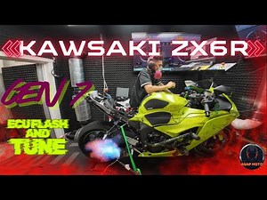 2025 Kawasaki ZX-6R Dyno Test & Tune — Cheap exhaust makes power??