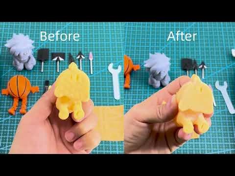 Best Tool for Removing 3D Print Support Marks? Dual-Mode Sanding Pen Review & Tutorial