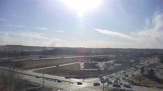 WATCH THIS: A timelapse of the wildfire in Johnson County as seen from our Coralville sky cam. #iawx | Iowa's News Now
