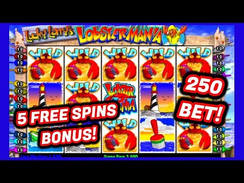 I ❤️ LOBSTERMANIA! 💰🦞 Max Bet ($250) 🦞 Awesome Big Wins and Incredible Free Spins!