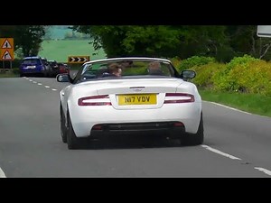 Aston Martin DB9 V12 Crazy Accelaration Sounds!!