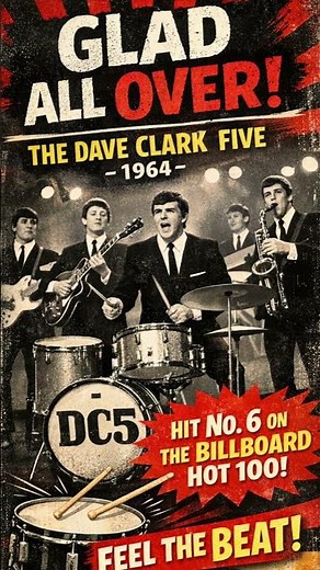 That Stomping 1964 Beat! 🥁 The Dave Clark Five - Glad All Over #CoolVibes101