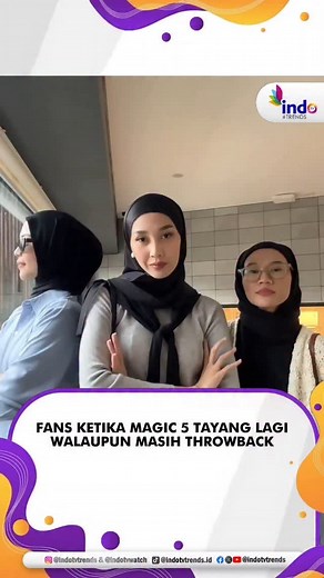 INDOTVTrends™ on Instagram: "Welcome back guys ✨🪄 🎥 tiktok : @s.nvta #Magic5"