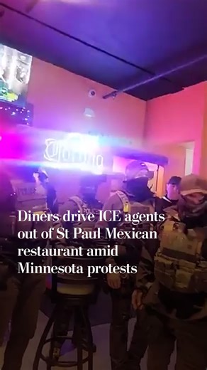 Diners drive ICE agents out of Mexican restaurant in MN
