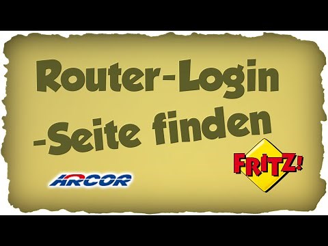 Router: Web-Oberfläche / Interface öffnen [Tutorial] [Deutsch/German]