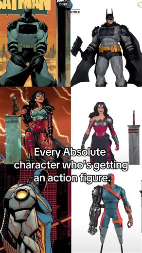 #mcfarlanetoys#mattel#absolutebatman#absolutewonderwoman#absolutesuperman