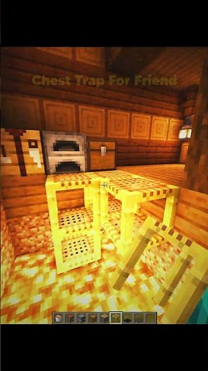 Minecraft Chest Trap For Friend