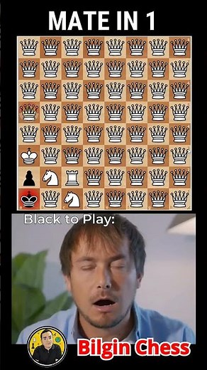 Find The Checkmate In 1 Move #chess #puzzle