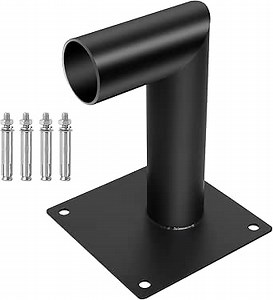 90 Degree Wall Mount Bracket for LED Parking Lot Light, L-Shaped Brackets Tenon Adapter (2 3/8inch), Adjustable Slip Fitter Mounting Angle for Street Lights