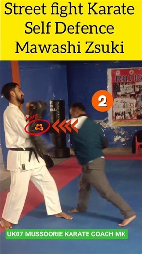 Street fight Karate का पॉवर फुल सेल्फडिफेंस पंच technique✅💥#selfdifence#karate#kata#selfdefensetips