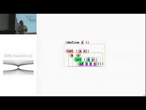 (fifth RacketCon): Matthew Flatt — Bindings as Sets of Scopes