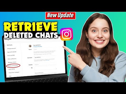 How to retrieve deleted chats instagram on Laptop/PC